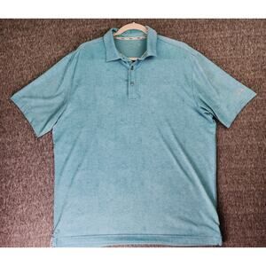 Walter Hagen 11 Majors Striped Golf Polo Performance Dry Fit Large